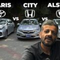 Toyota Yaris Vs. Honda City Vs. Changan Alsvin Suneel's