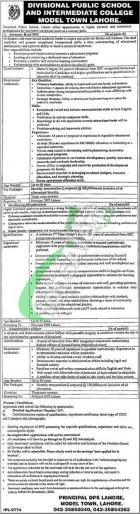 Rewrite This Title With Different Wordingdps Lahore Jobs 2024 Divisional