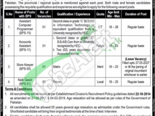 Rewrite This Title With Different Wordingpakistan Environmental Protection Agency Jobs