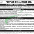 Rewrite This Title With Different Wordingpeoples Steel Mill Limited Jobs