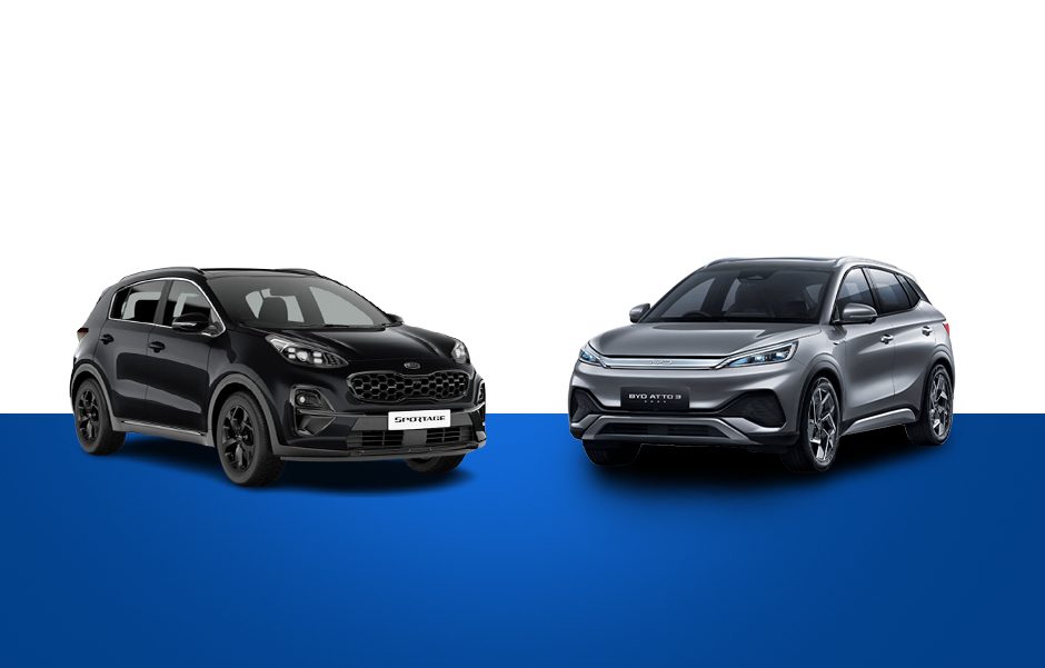 Kia Sportage Black Edition Vs. Byd Atto 3 Base Trim