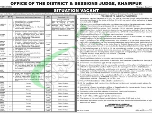 Rewrite This Title With Different Wordingdistrict And Session Court Khairpur