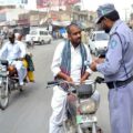 Lahore Motorcycle Rider Challaned Rs. 55,000 