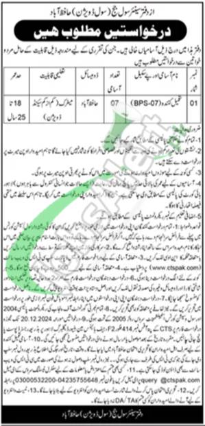 Rewrite This Title With Different Wordingcivil Court Hafizabad Jobs 2024