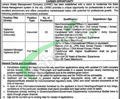 Rewrite This Title With Different Wordinglwmc Vigilance Supervisor Jobs 2024