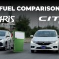 Best Fuel Average Kis Ki? Honda City Vs. Toyota Yaris?